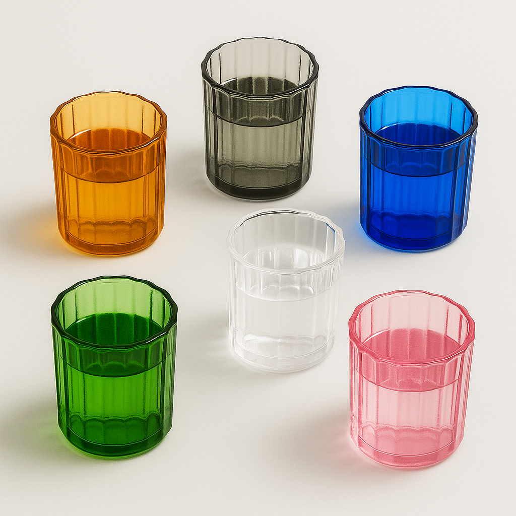 Cold-Resistant Colourful Striped Glasses