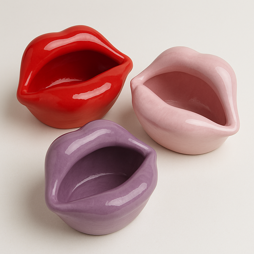 Lips Ceramic Ashtray