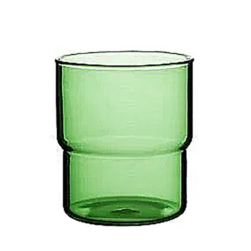 Variant image for Modern Retro Tumblers – Stackable Borosilicate Glass Drinking Glasses in 5 Colors, 300ml & 380ml Sizes-6