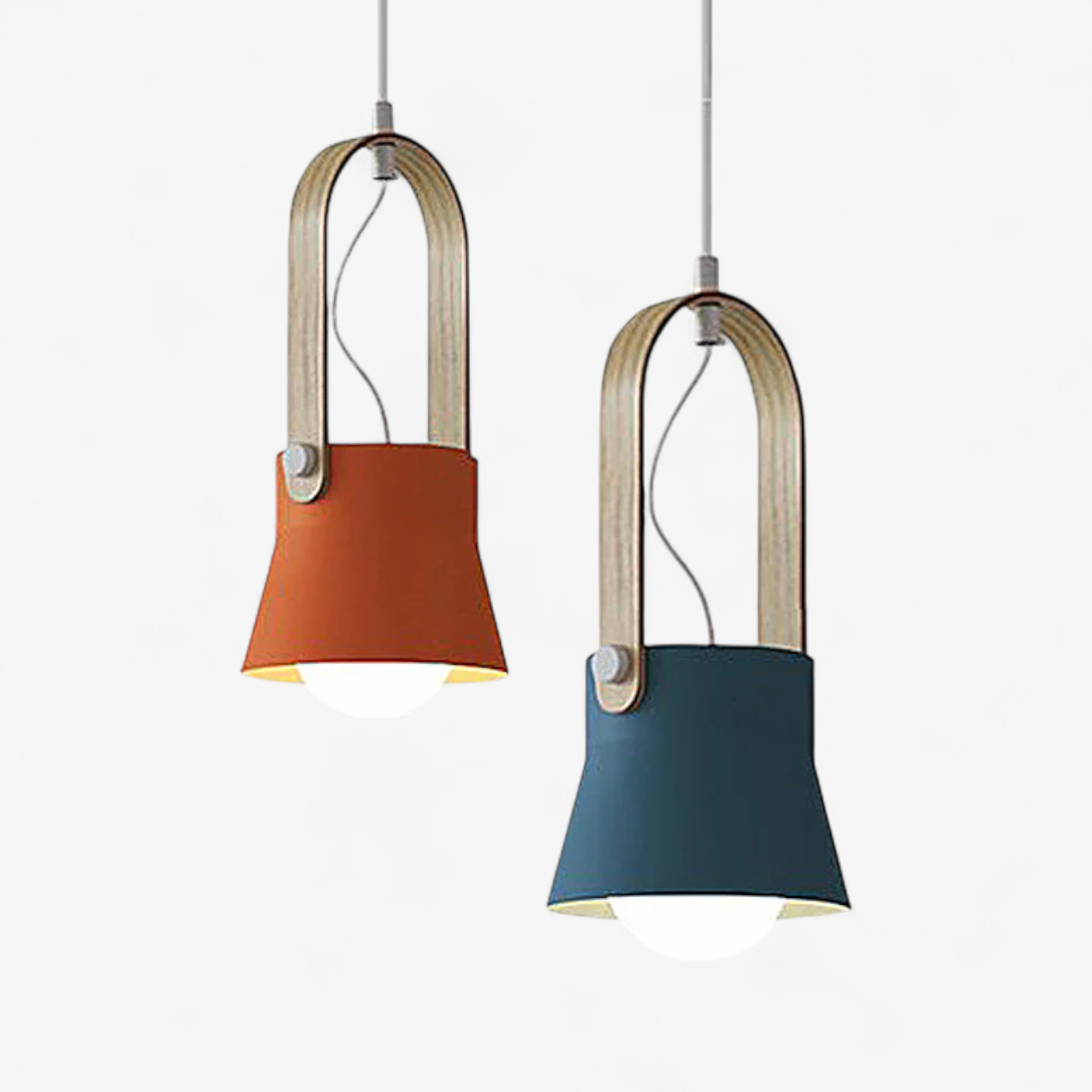 Nordic Bucket Pendant Light with Adjustable Cord