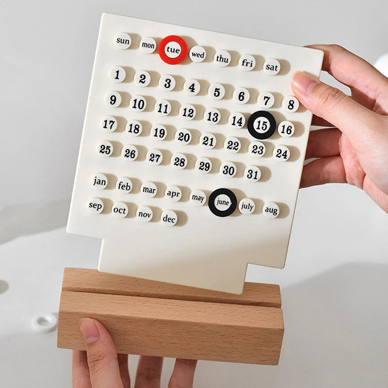 The Ultimate Minimalist Perpetual Desk Calendar