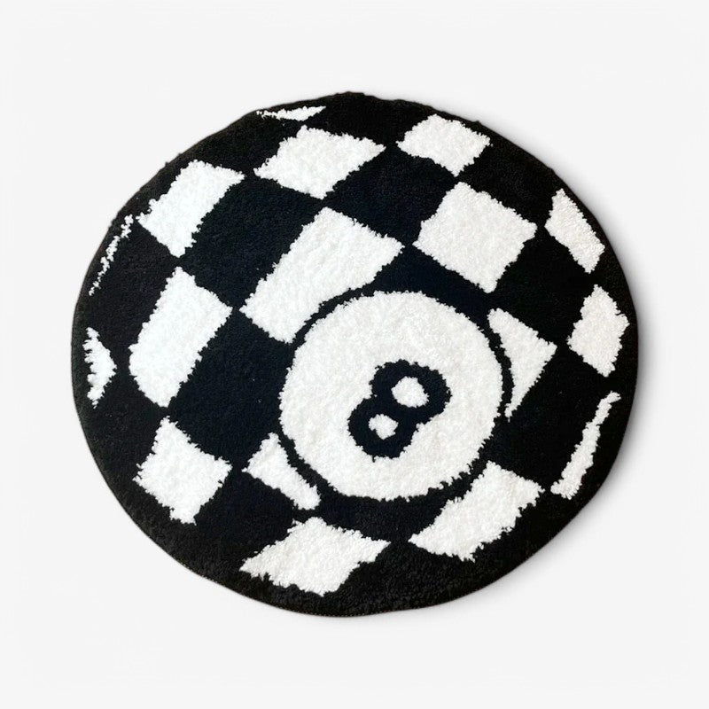 8 Ball Checkered - Tufted Rug