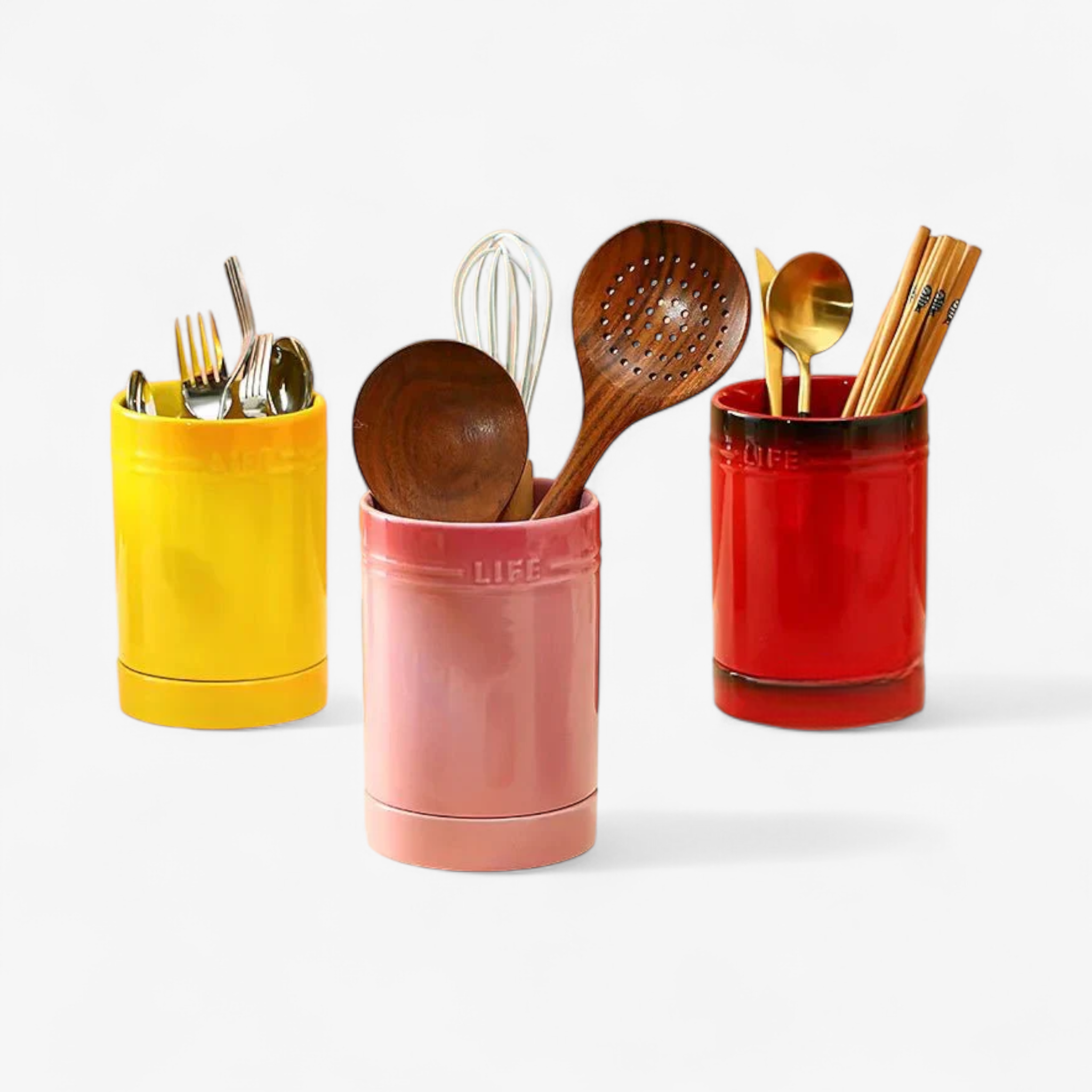 Life Ceramic Kitchen Utensil Organiser