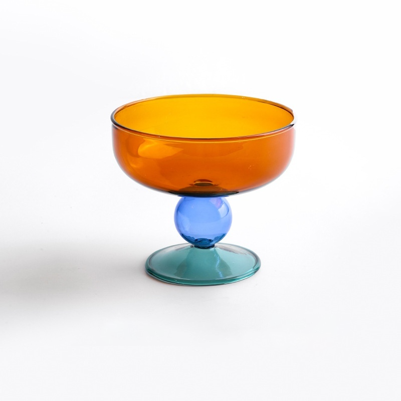 3-Tone Borosilicate Glass Desert Cups