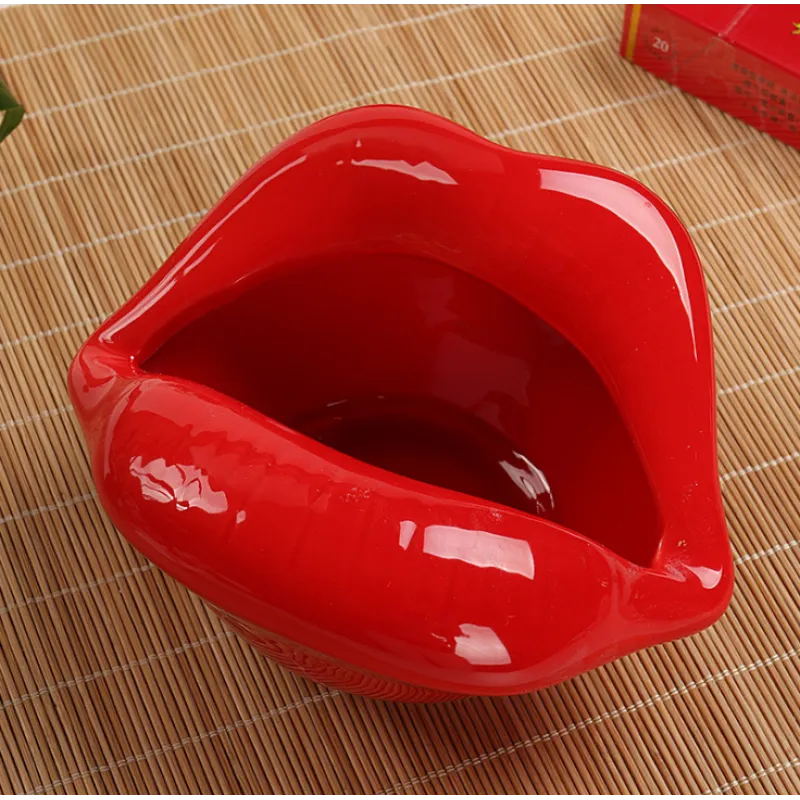 Lips Ceramic Ashtray