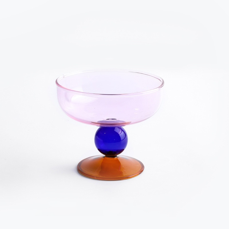3-Tone Borosilicate Glass Desert Cups