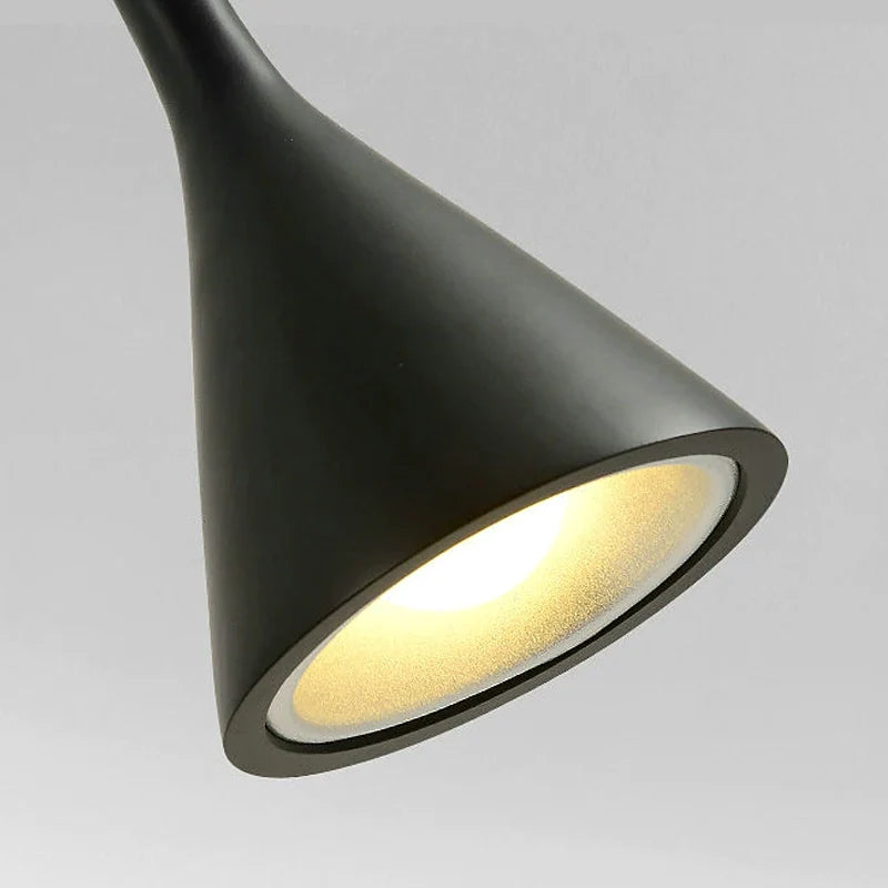 Mid-Century Scandinavian Bedside Wall Light with Adjustable Cord