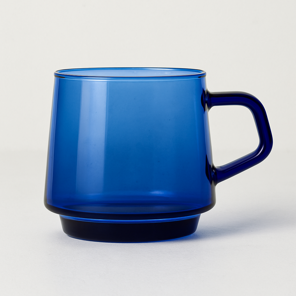 Colourful Borosilicate Glass Coffee Mug