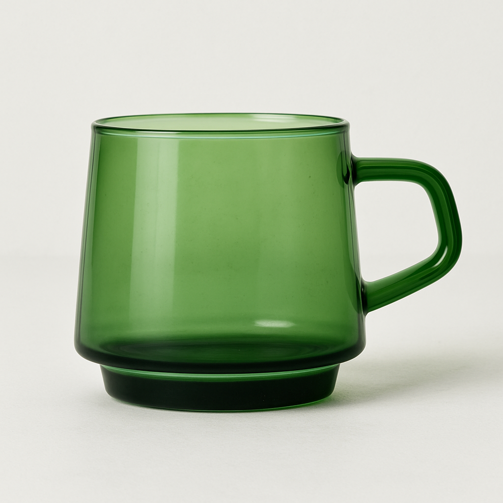 Colourful Borosilicate Glass Coffee Mug