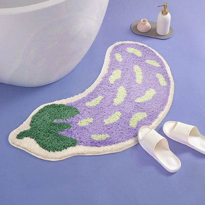 "The Eggplant" Bath Mat