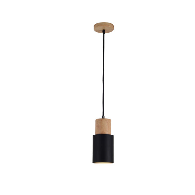 Variant image for Black Scandinavian Pendant Light with Adjustable Cord – Minimalist Kitchen Hanging Light in Multiple Colors-1