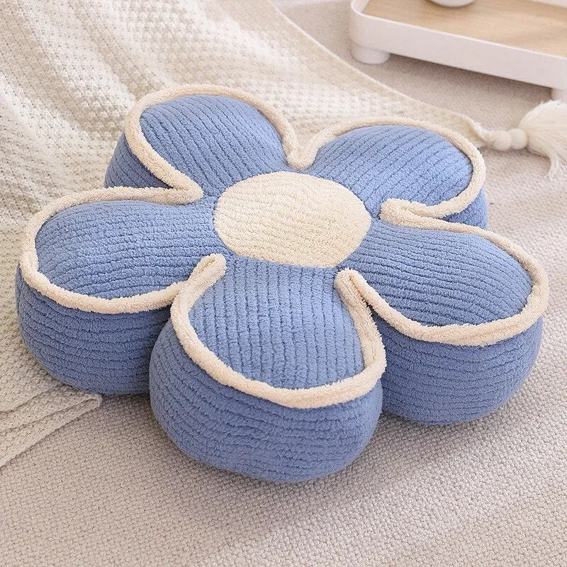 Variant image for Pastel Flower Decorative Pillow – Soft Fluffy Throw Pillows for Couch and Bed, Available in 50cm and 60cm-5