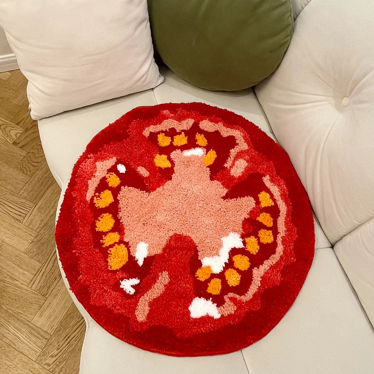 Tomato - Handmade Tufted Rug