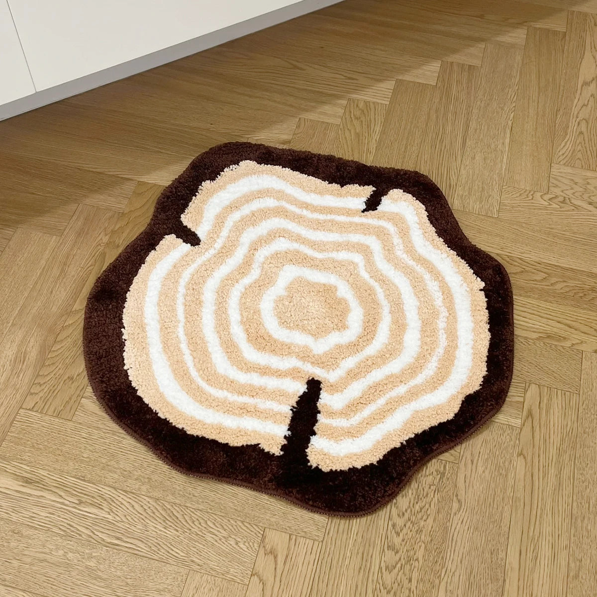 Tree Stump - Handmade Tufted Rug