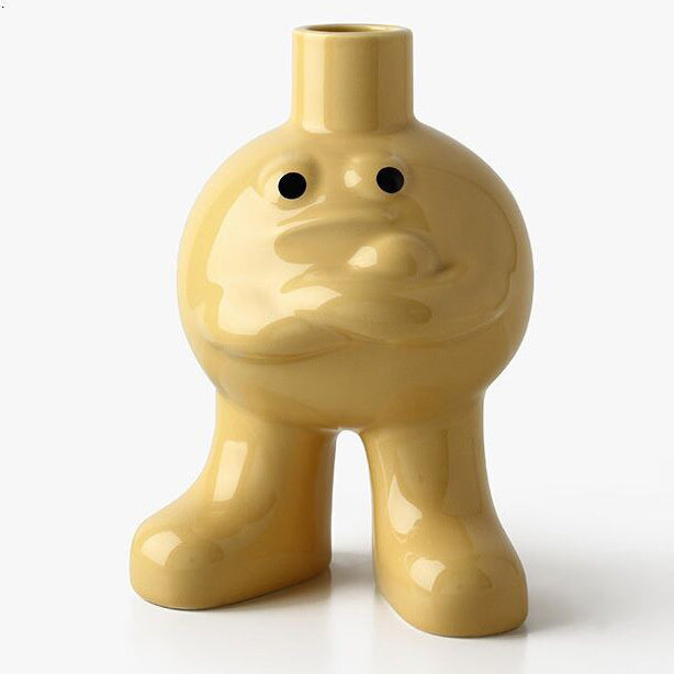 Variant image for Whimsical Ceramic Flower Vase with Unique Character Design for Home Decor – Durable and Versatile-6