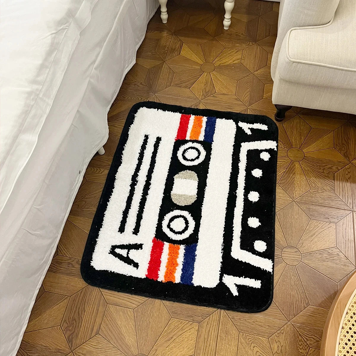 Cassette Tape - Handmade Tufted Rug