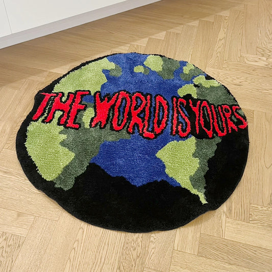 The World Is Yours - Handmade Tufted Rug