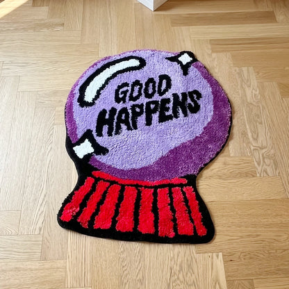 Good Happens - Handmade Tufted Rug