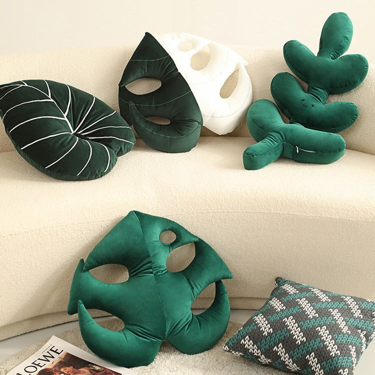 Plush Palm Cushion for Sofa and Bed Decoration – Soft Polyester, Various Sizes Available-1