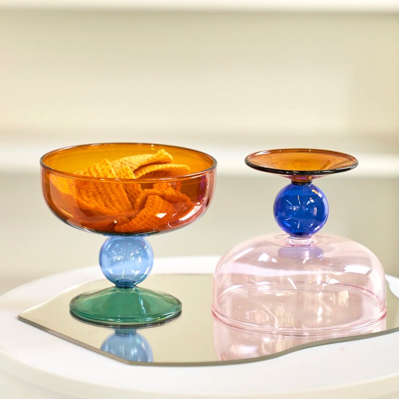 3-Tone Borosilicate Glass Cup for Cocktails and Desserts – 103mm Diameter, Dishwasher Safe, Modern Design-4