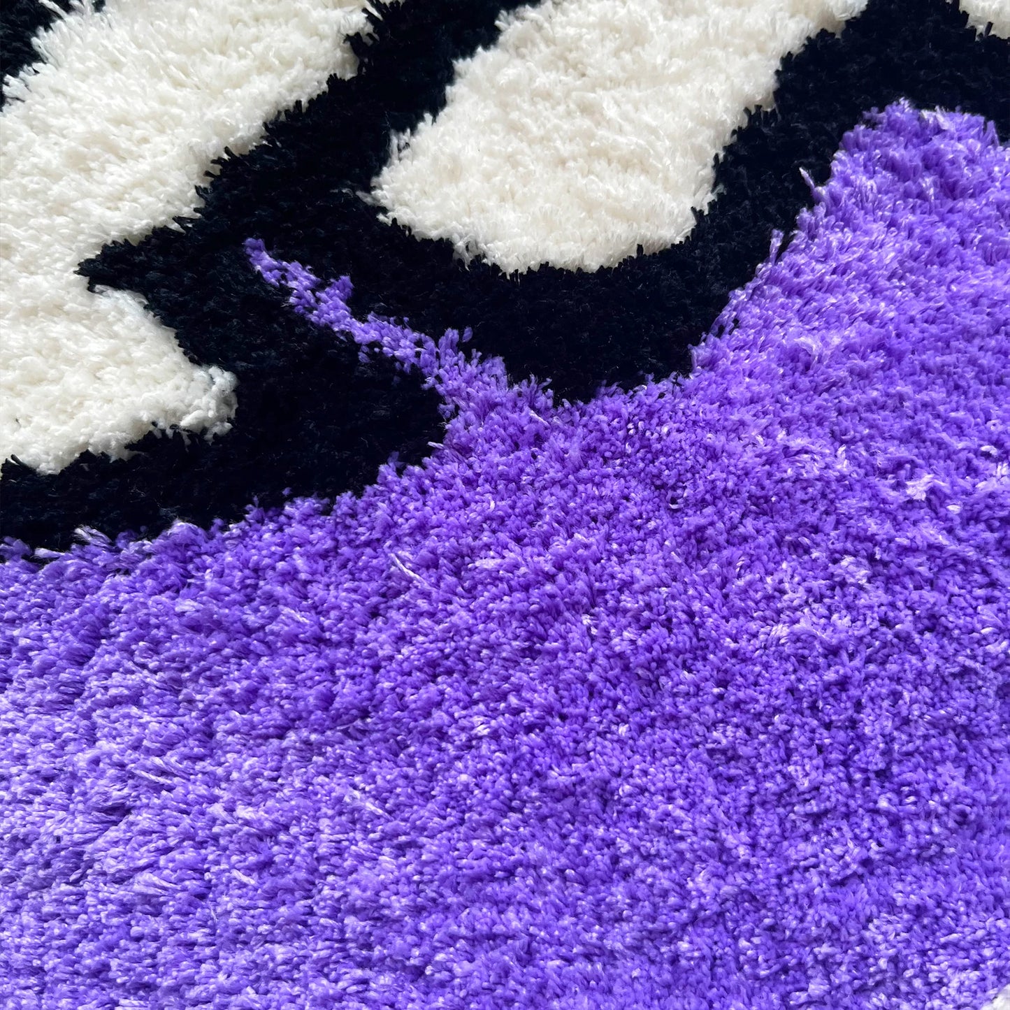 Reverse Card Purple - Handmade Tufted Rug