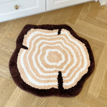 Tree Stump - Handmade Tufted Rug