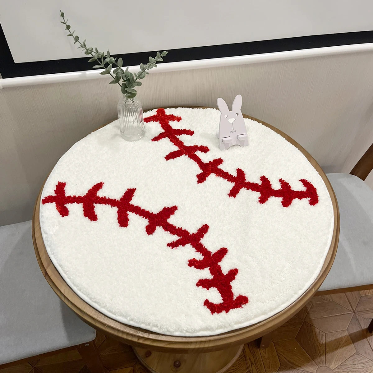 Baseball - Handmade Tufted Rug