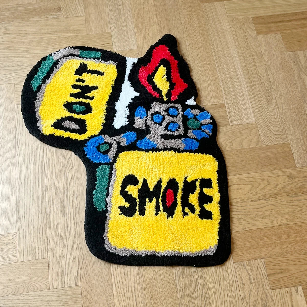 Don't Smoke - Handmade Tufted Rug