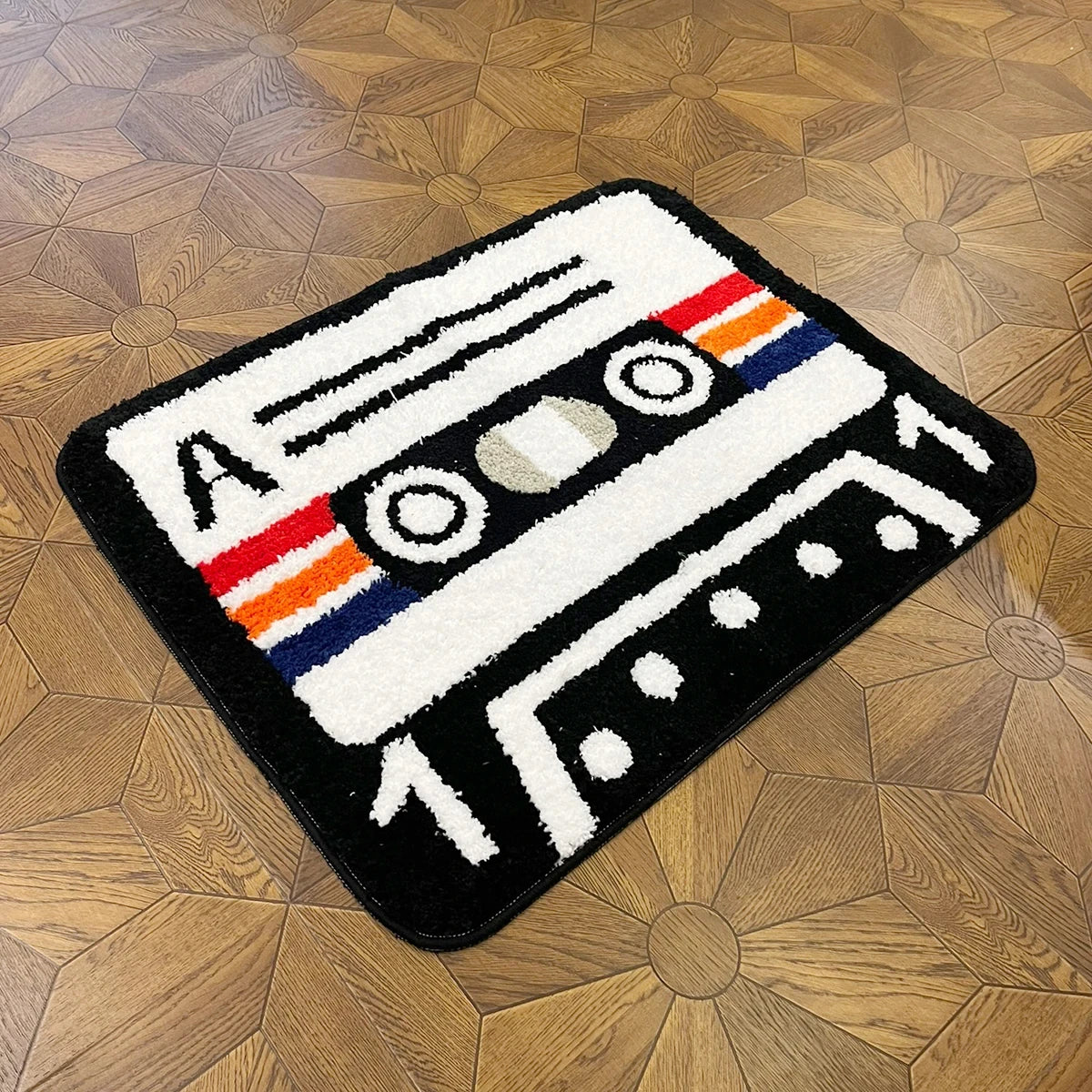 Cassette Tape - Handmade Tufted Rug