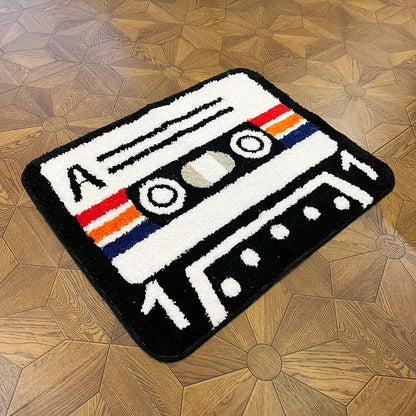 Cassette Tape - Handmade Tufted Rug