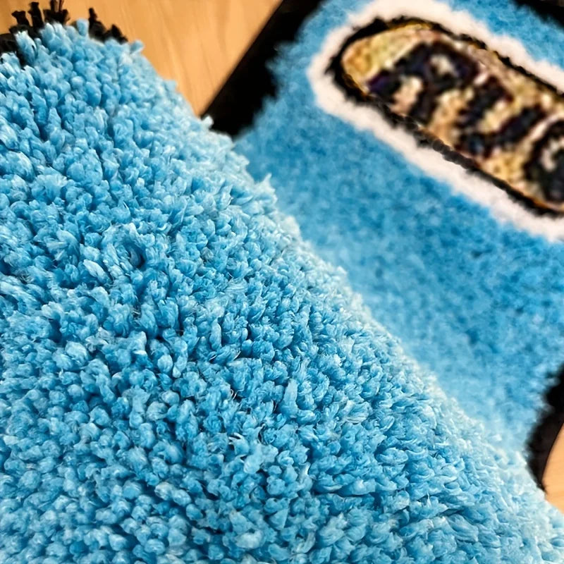 Blue Lighter - Handmade Tufted Rug