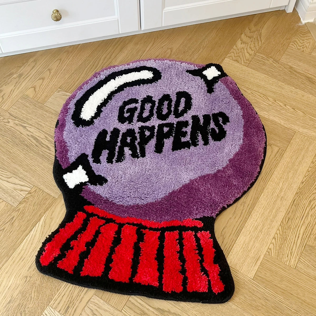 Good Happens - Handmade Tufted Rug