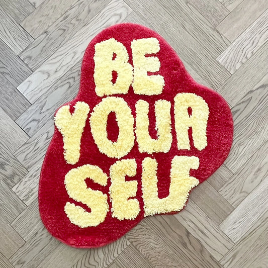 Be Your Self - Handmade Tufted Rug