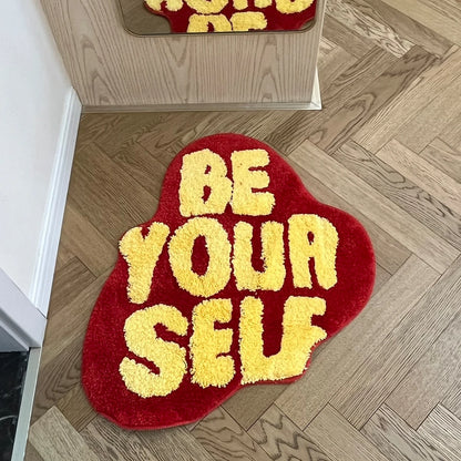 Be Your Self - Handmade Tufted Rug