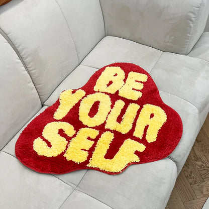 Be Your Self - Handmade Tufted Rug