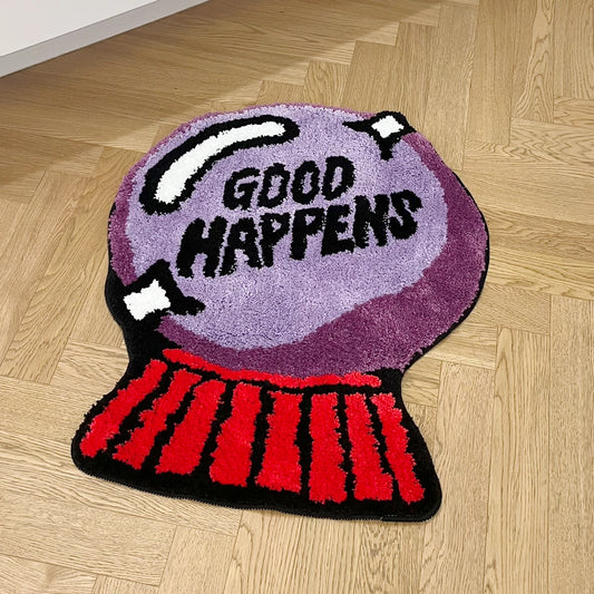 Good Happens - Handmade Tufted Rug