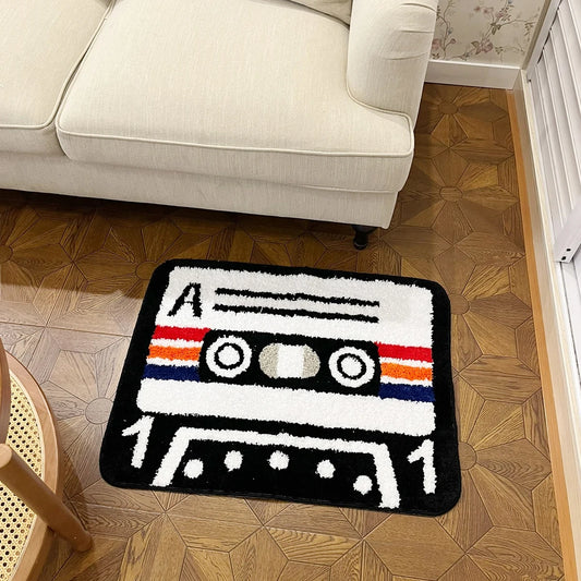 Cassette Tape - Handmade Tufted Rug