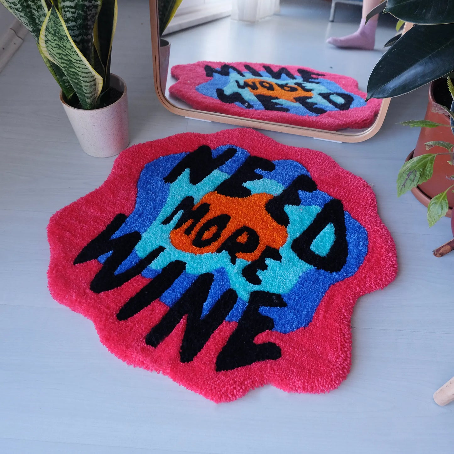 Need More Wine - Handmade Tufted Rug