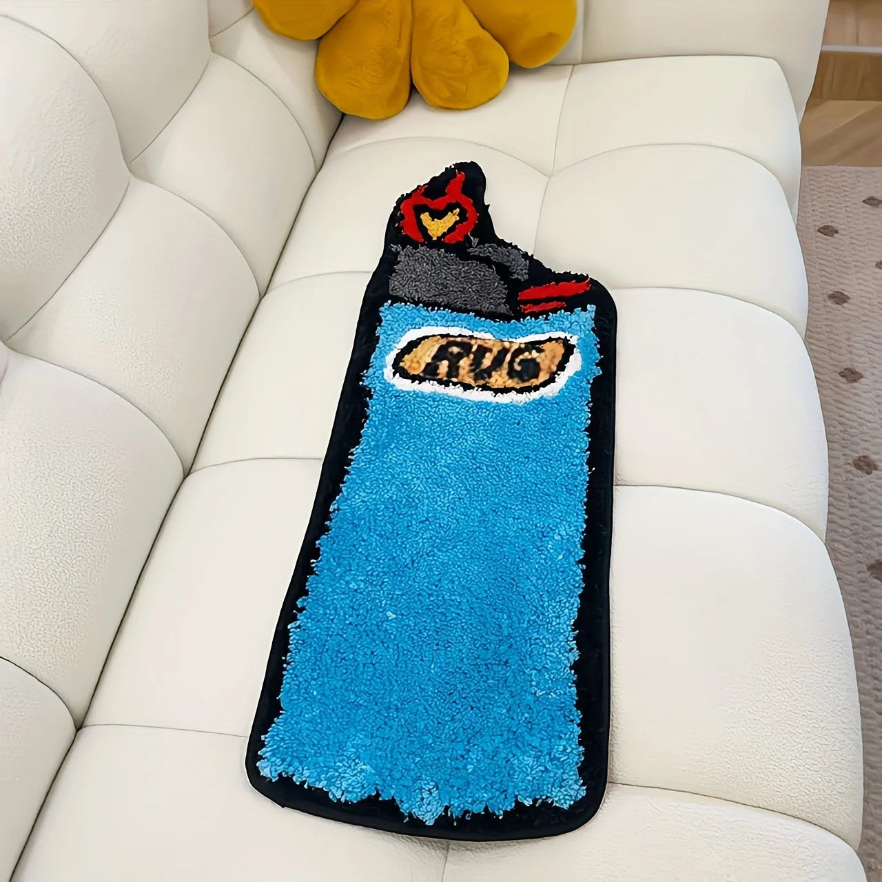 Blue Lighter - Handmade Tufted Rug