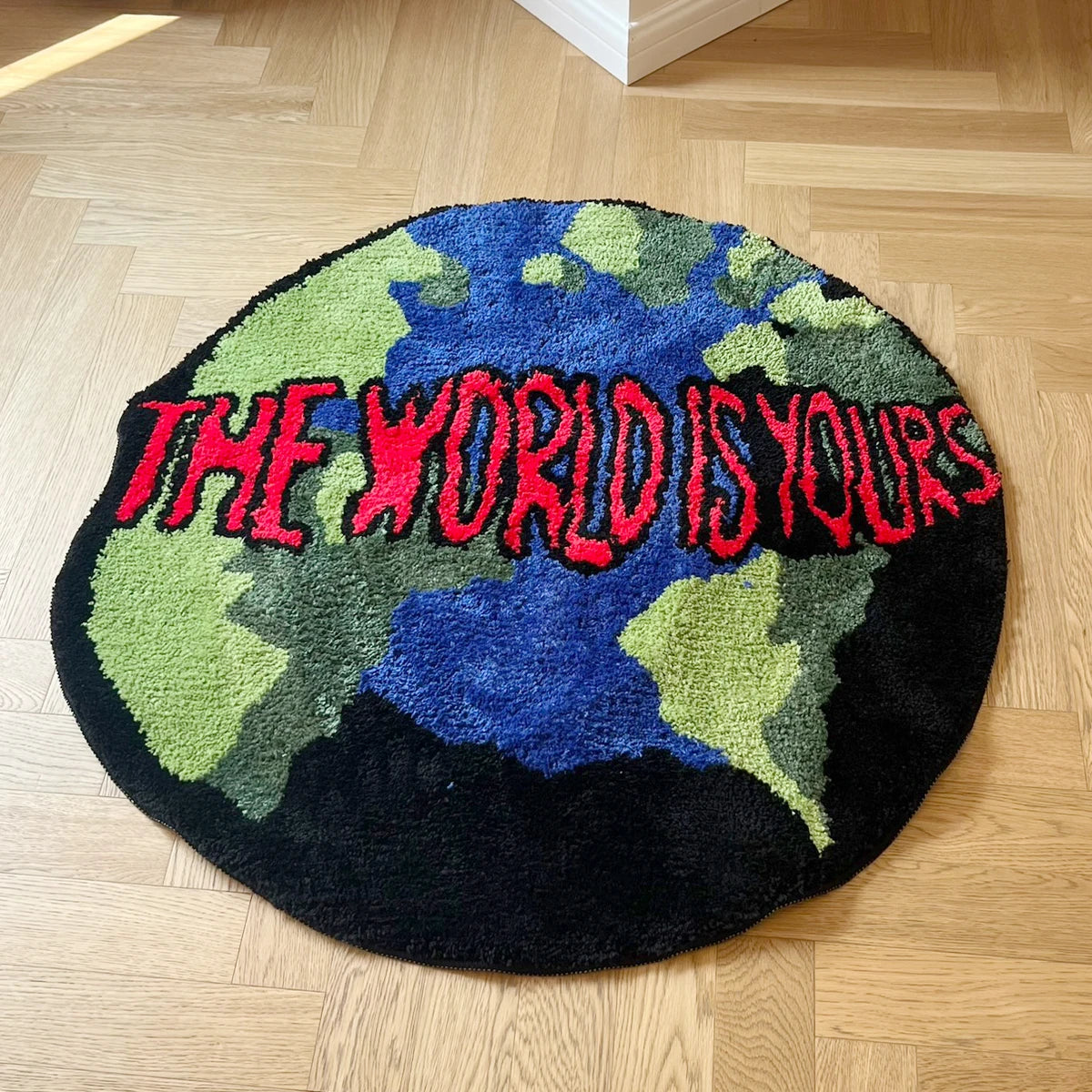 The World Is Yours - Handmade Tufted Rug