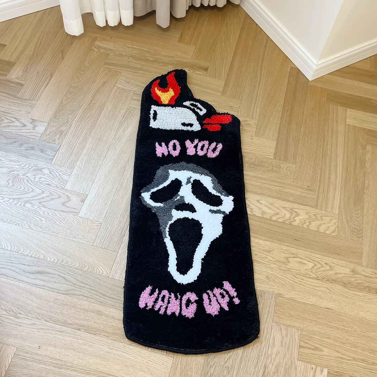 No You Hang Up - Handmade Tufted Rug