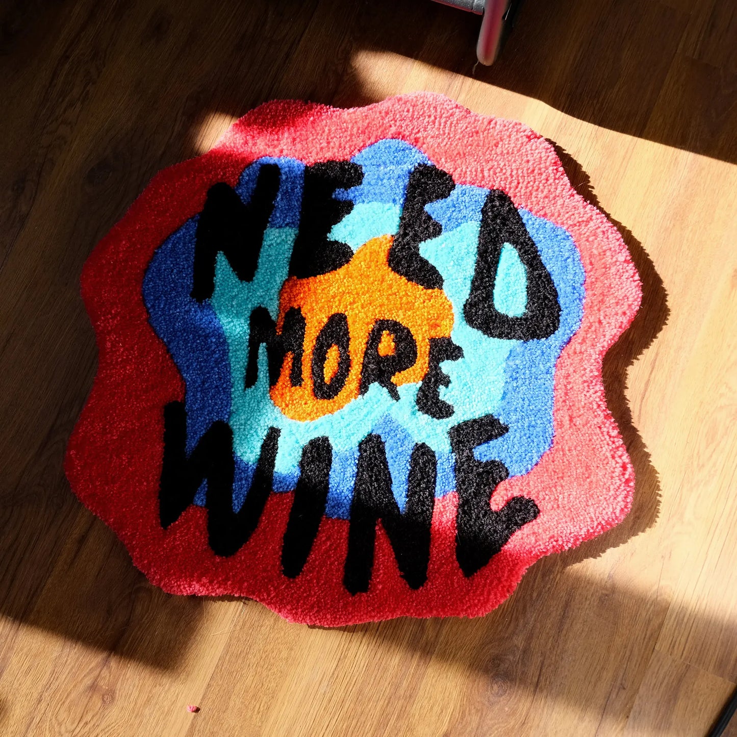 Need More Wine - Handmade Tufted Rug