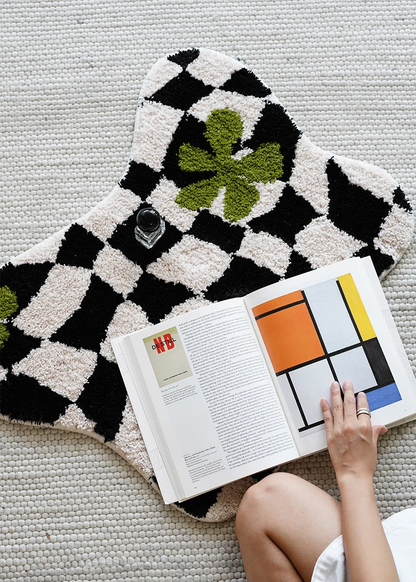 Checkerboard Carpet - Handmade Tufted Rug