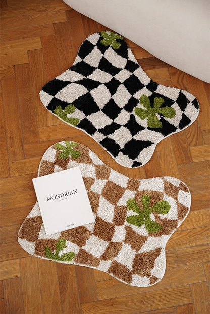 Checkerboard Carpet - Handmade Tufted Rug