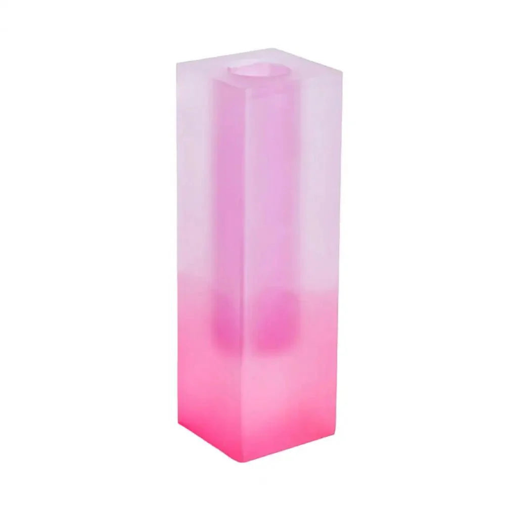 Variant image for Modern Acrylic Cuboid Flower Vase with Crystal Effect for Elegant Floral Arrangements – Durable Tabletop Decor-1